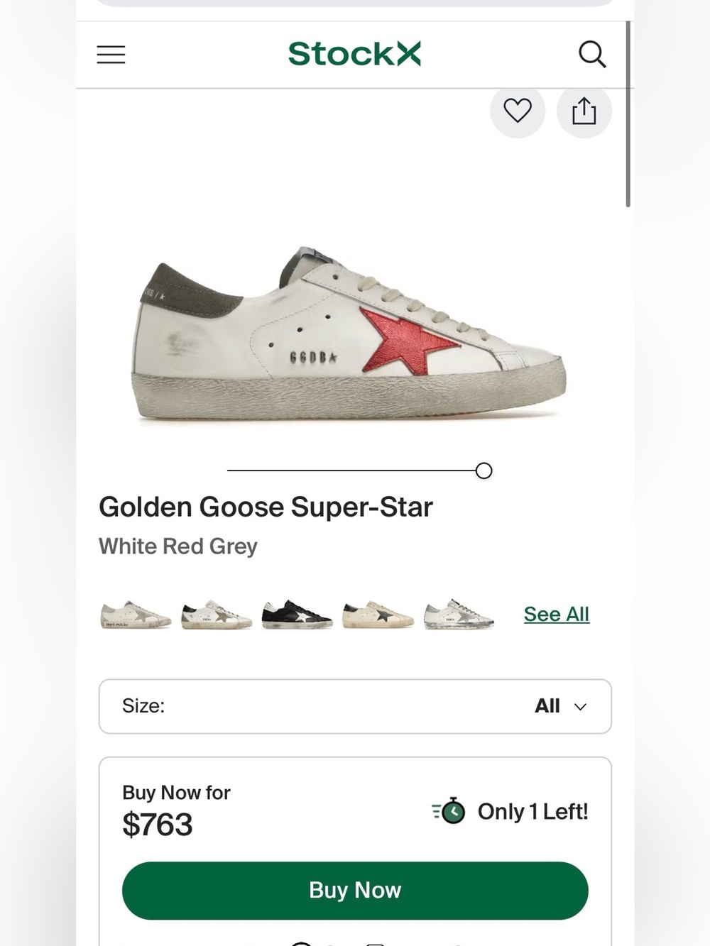 Brand New Men’s Golden Goose Sneakers